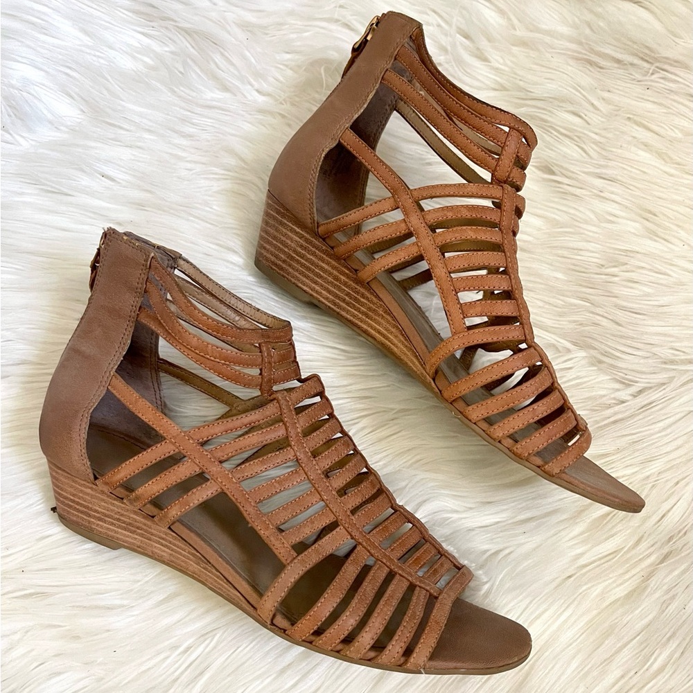 Franco Sarto Gladiator Wedge Sandals